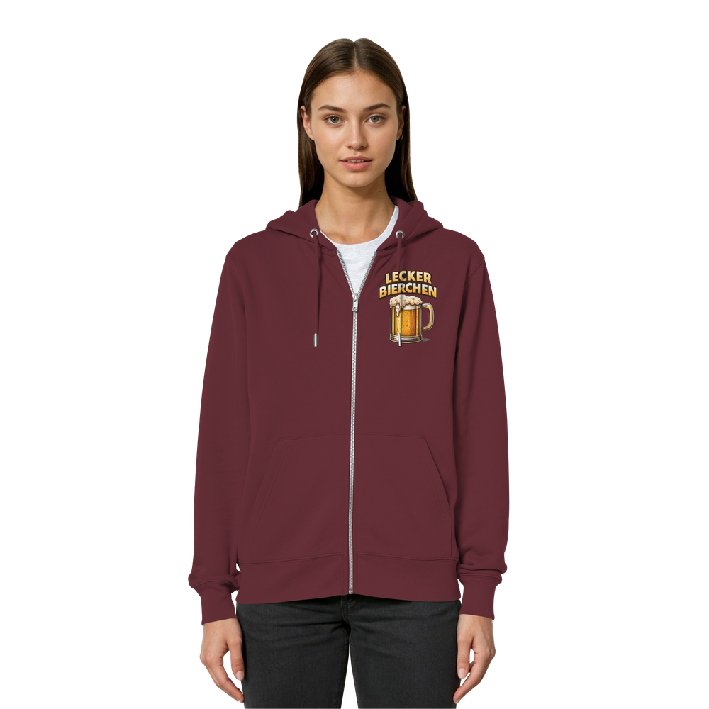 Lecker Bierchen - Organic Relaxed Zipper – Bild 4