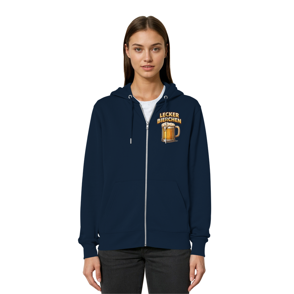 Lecker Bierchen - Organic Relaxed Zipper – Bild 13