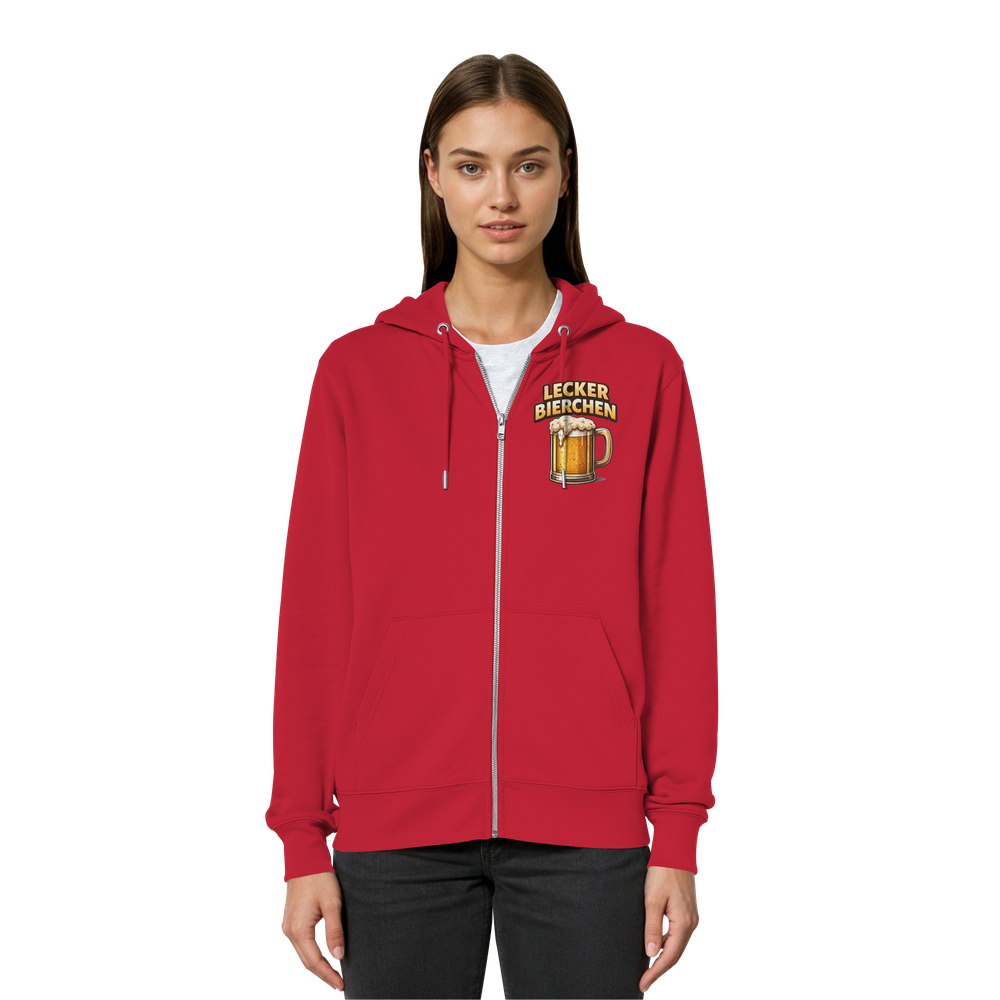 Lecker Bierchen - Organic Relaxed Zipper – Bild 24