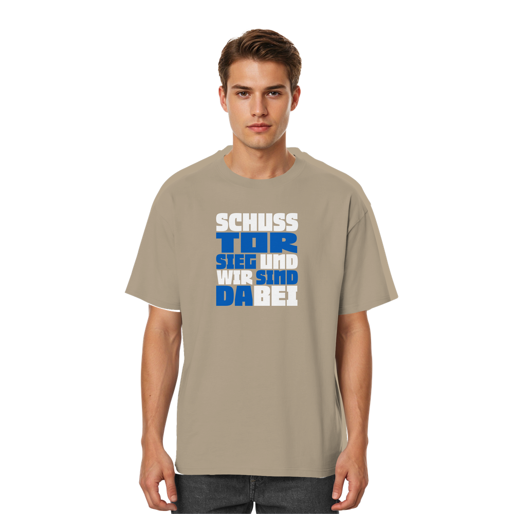 Schuss Tor Sieg - Streetwear Oversized T-Shirt – Bild 4