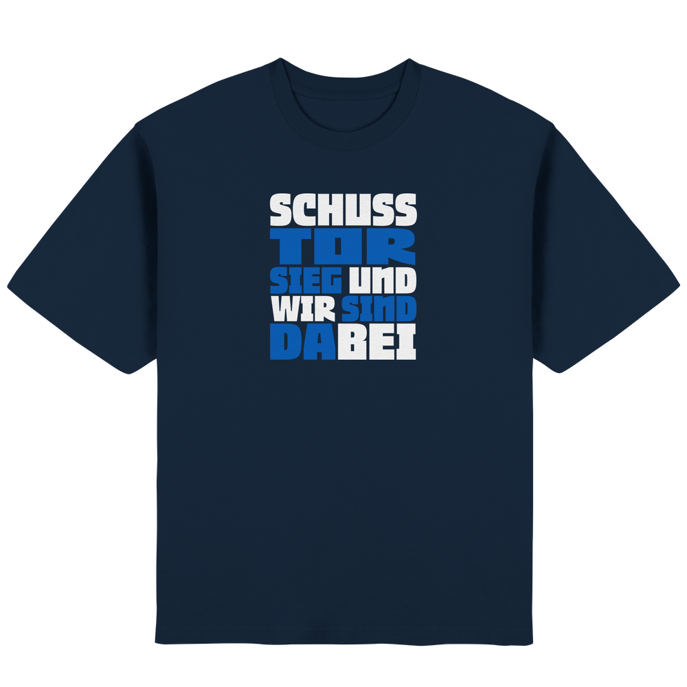 Schuss Tor Sieg - Streetwear Oversized T-Shirt – Bild 5