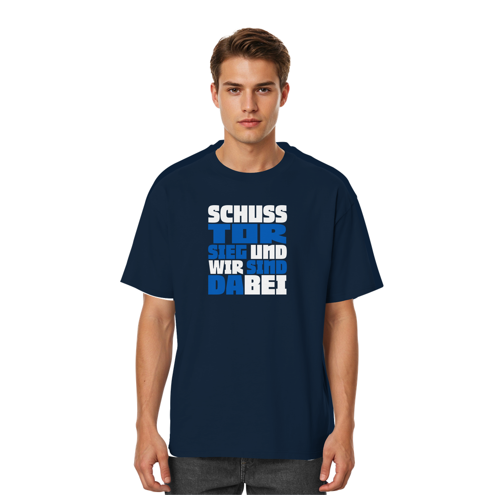 Schuss Tor Sieg - Streetwear Oversized T-Shirt – Bild 6