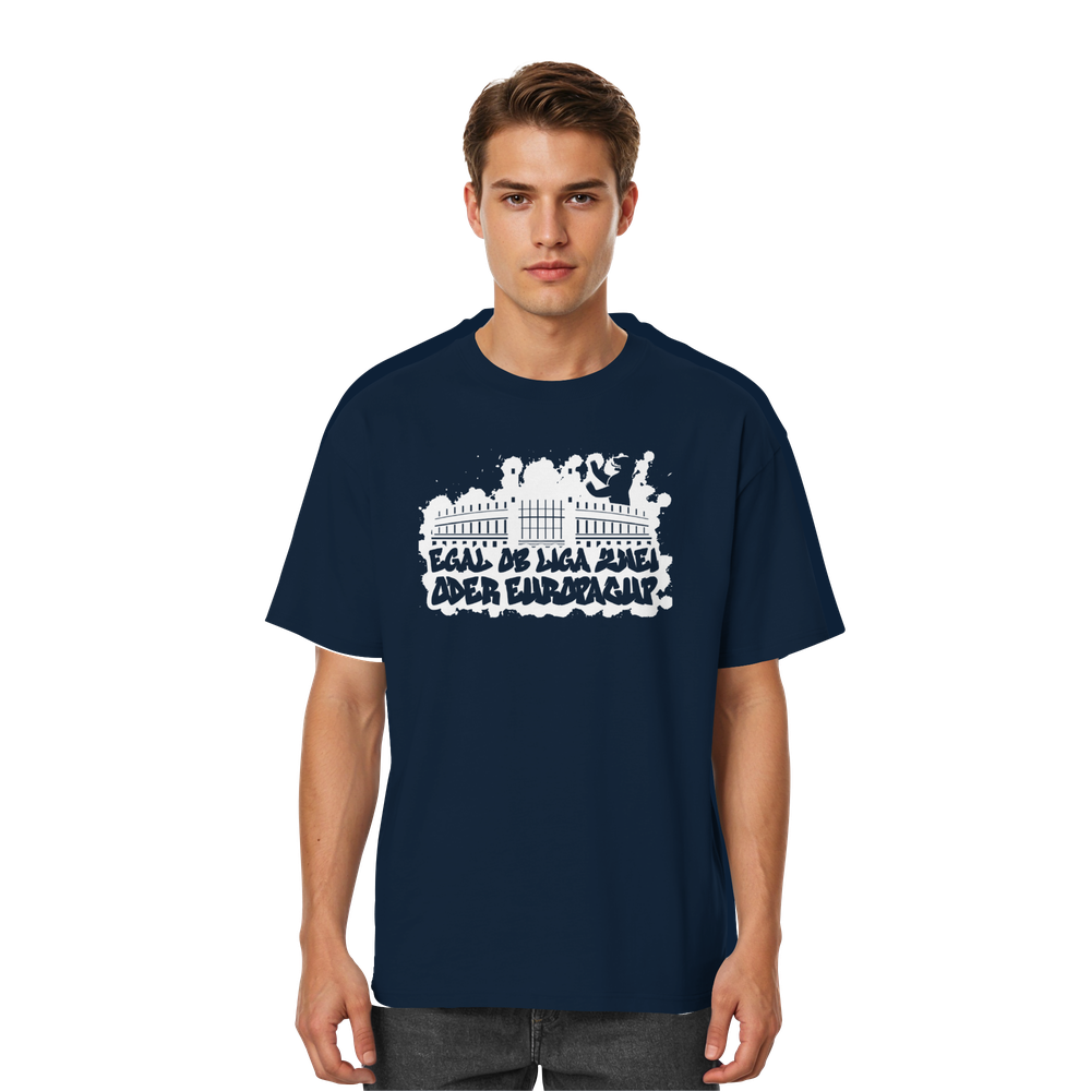 Egal ob Liga Zwei - Streetwear Oversized T-Shirt – Bild 6