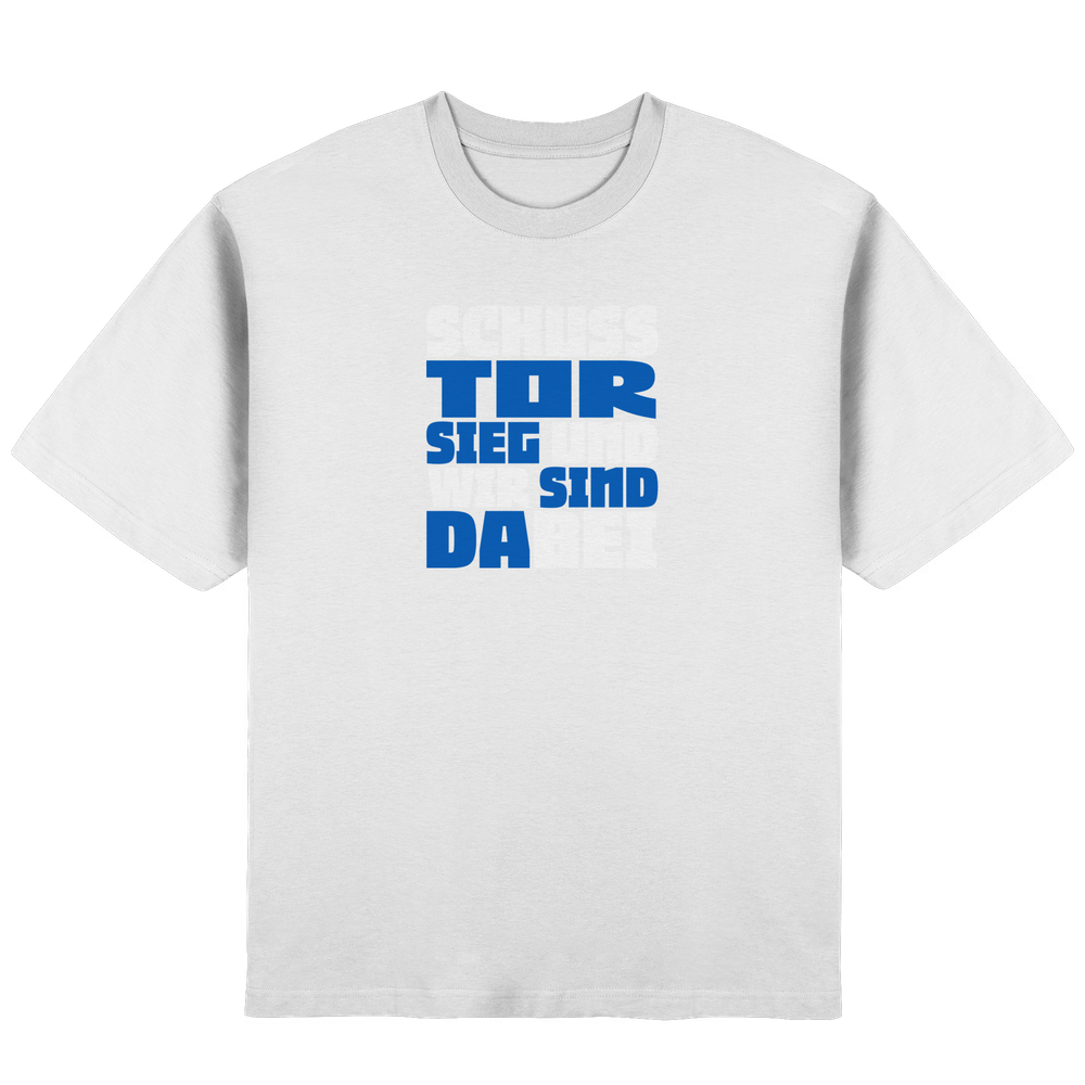Schuss Tor Sieg - Streetwear Oversized T-Shirt – Bild 7