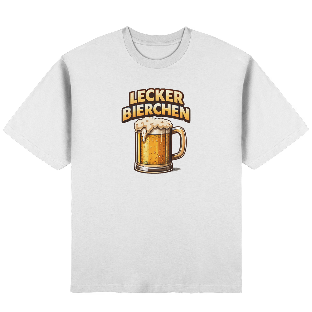 Lecker Bierchen - Streetwear Oversized T-Shirt – Bild 7
