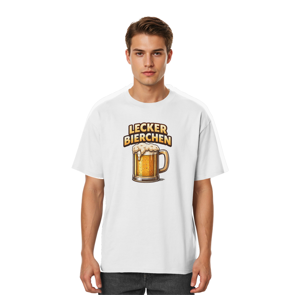 Lecker Bierchen - Streetwear Oversized T-Shirt – Bild 8