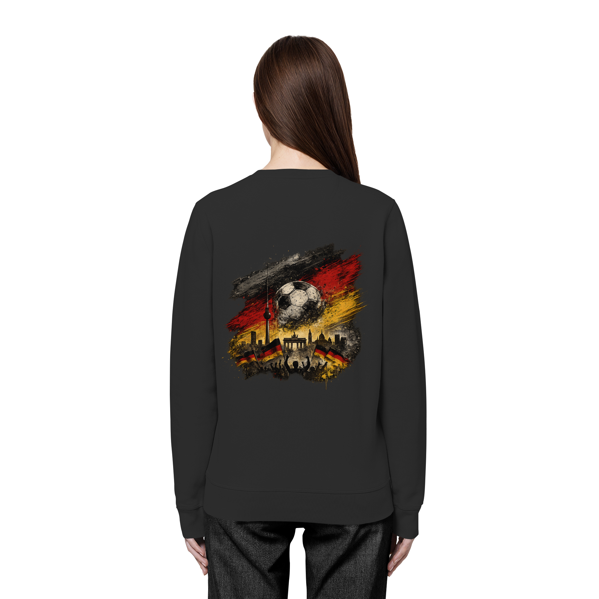 Deutschland - Organic Basic Unisex Sweatshirt – Bild 3