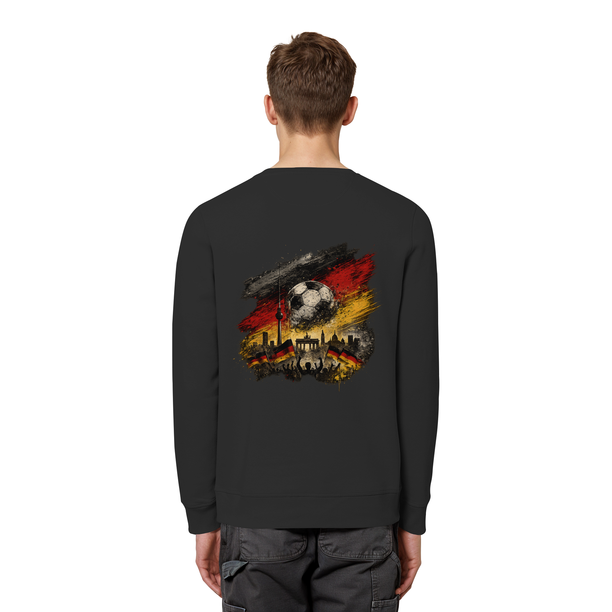 Deutschland - Organic Basic Unisex Sweatshirt – Bild 4