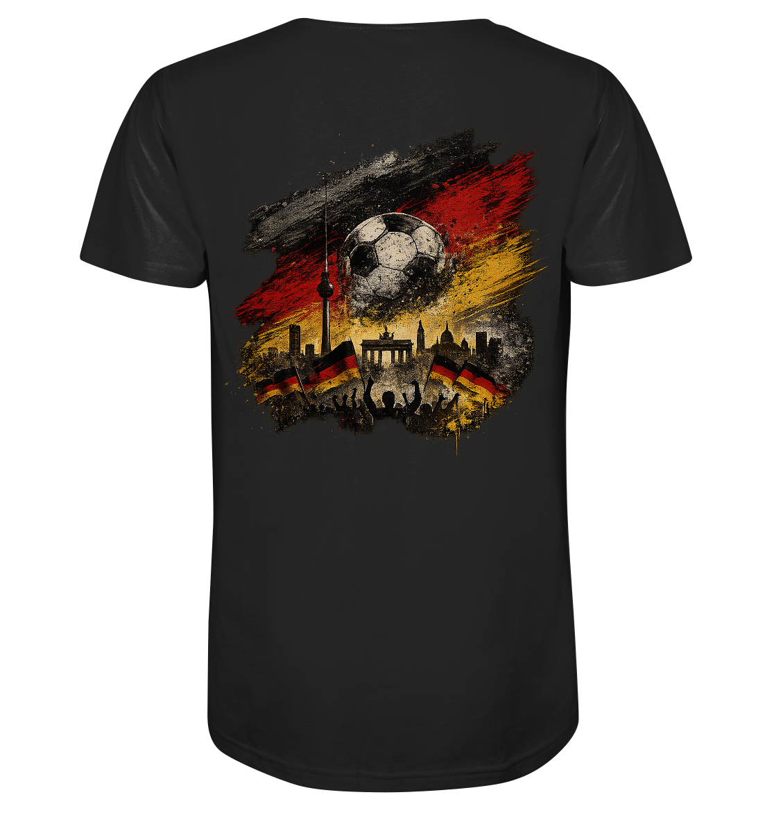 Deutschland - V-Neck Shirt – Bild 3