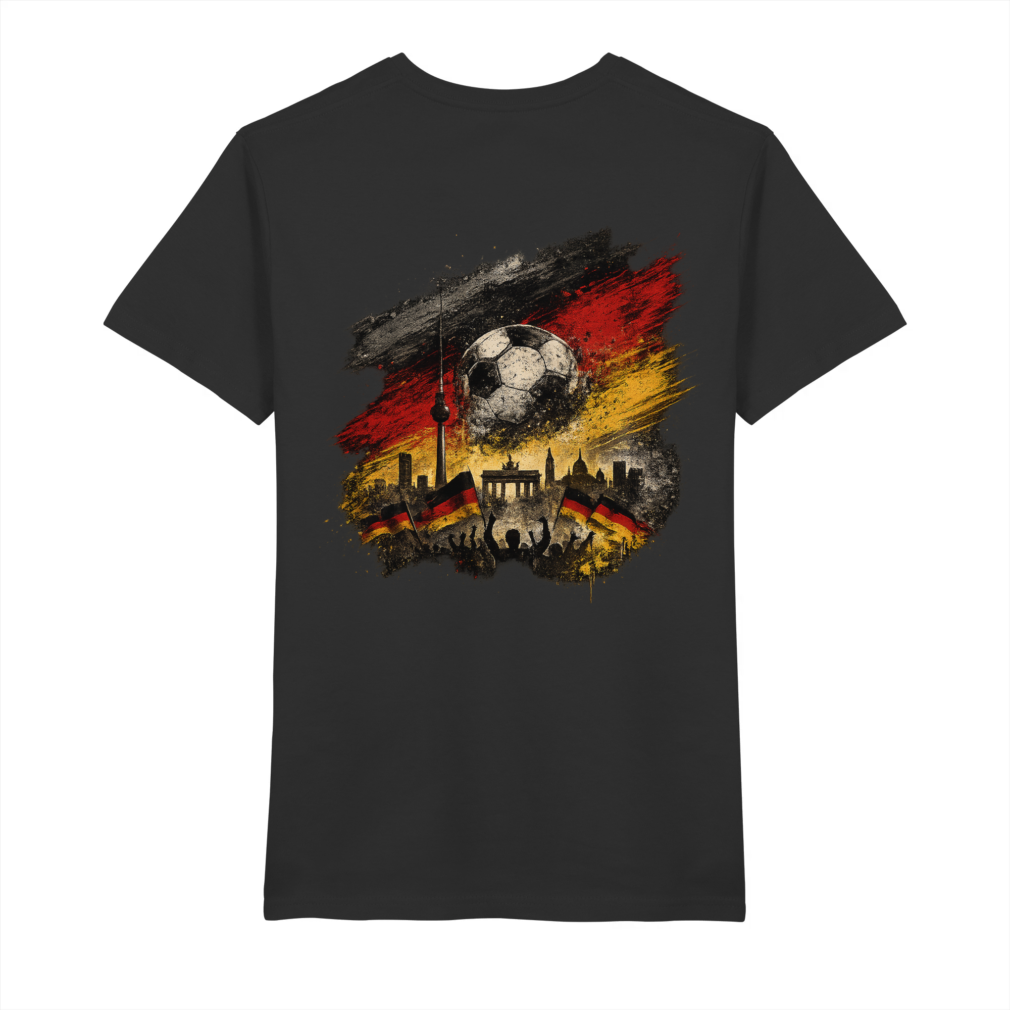 Deutschland - V-Neck Shirt – Bild 4