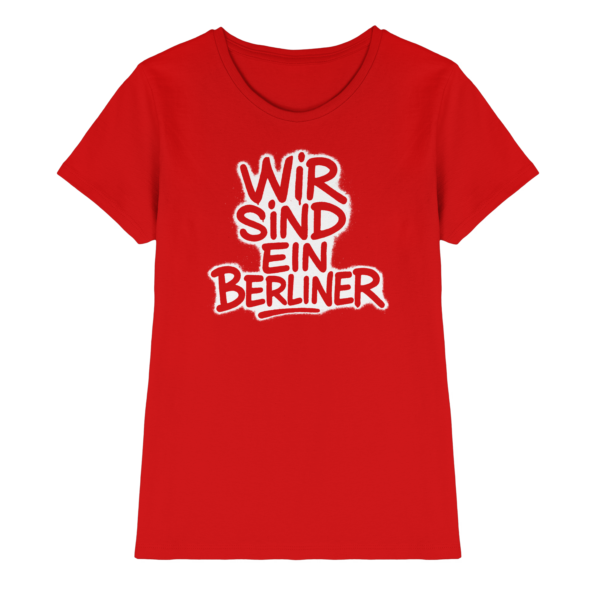 Wir sind ein Berliner - Ladies Premium Shirt – Bild 5