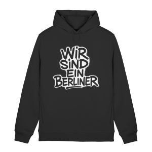 Wir sind ein Berliner - Organic Hoodie B&C