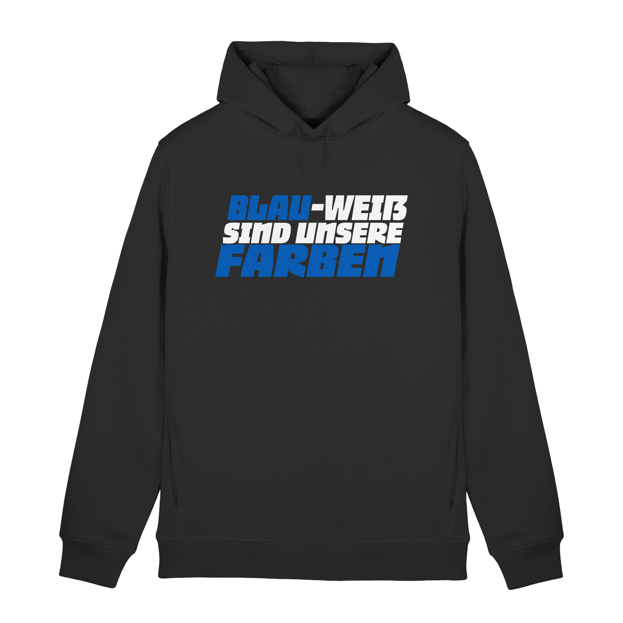 Blau Weiß - Organic Hoodie B&C