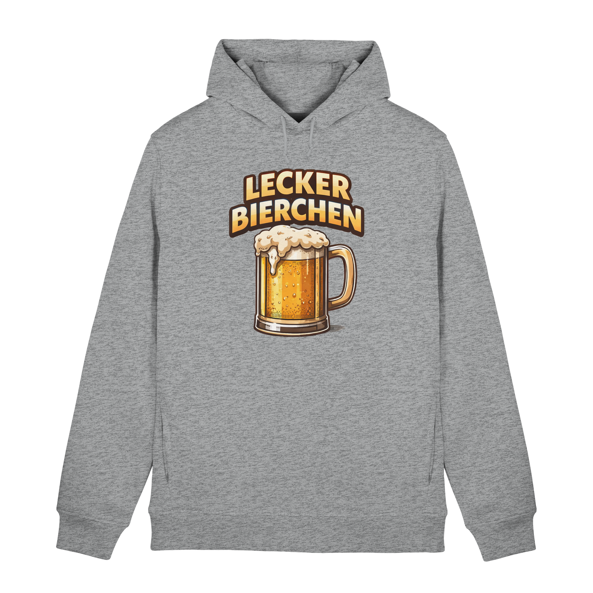 Lecker Bierchen - Organic Hoodie B&C – Bild 2