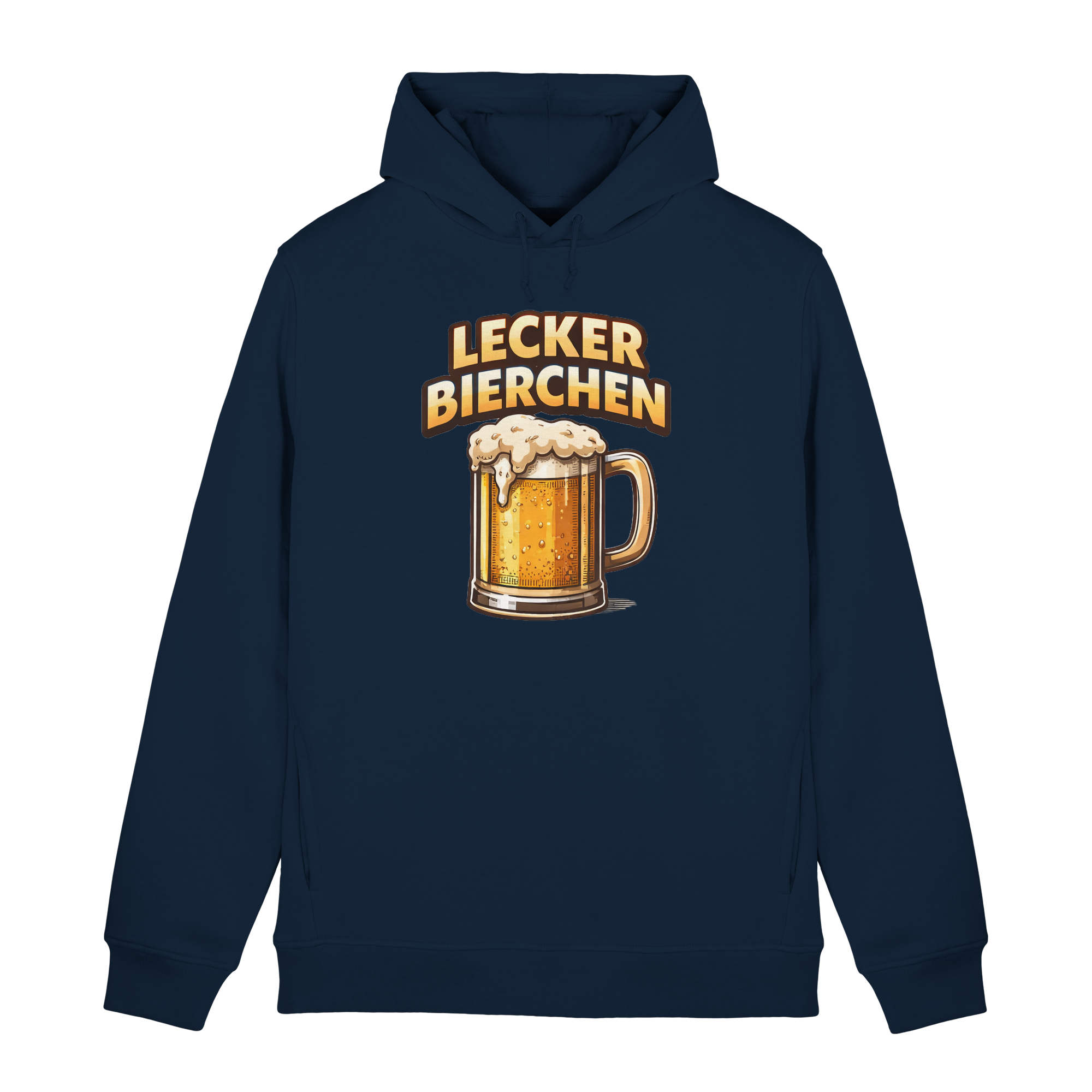 Lecker Bierchen - Organic Hoodie B&C – Bild 3