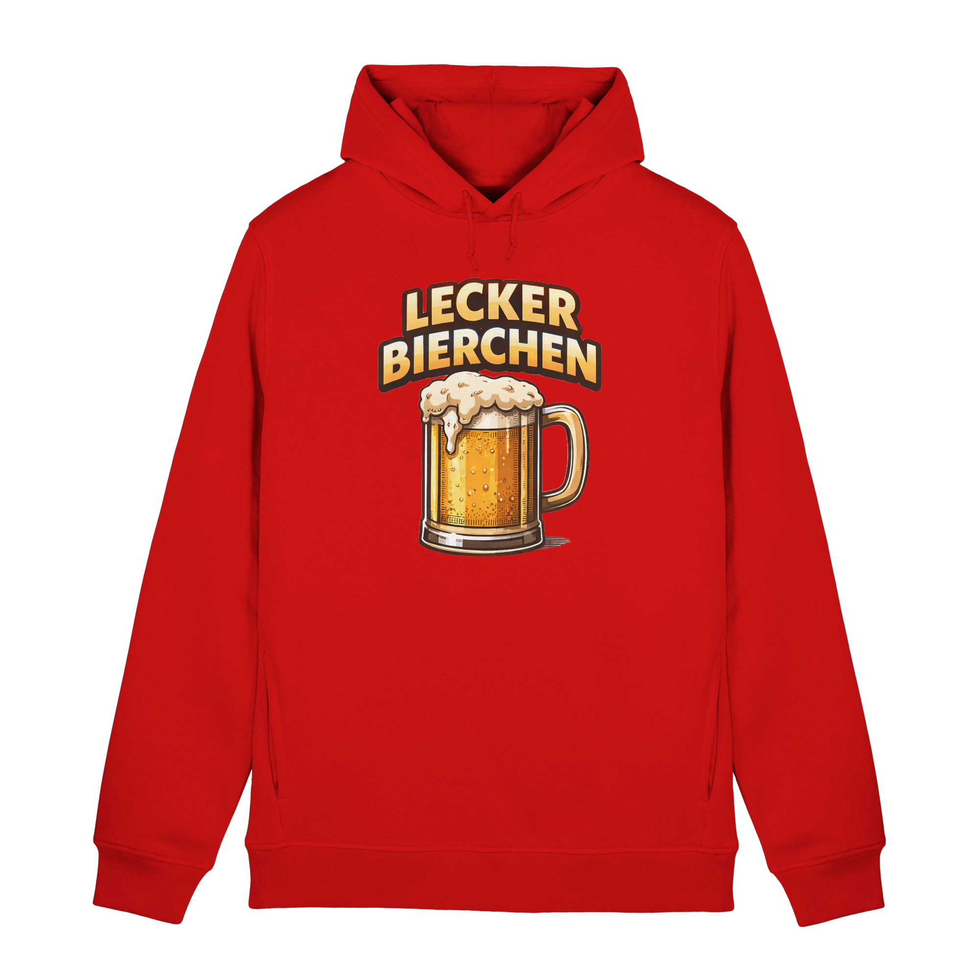 Lecker Bierchen - Organic Hoodie B&C – Bild 4