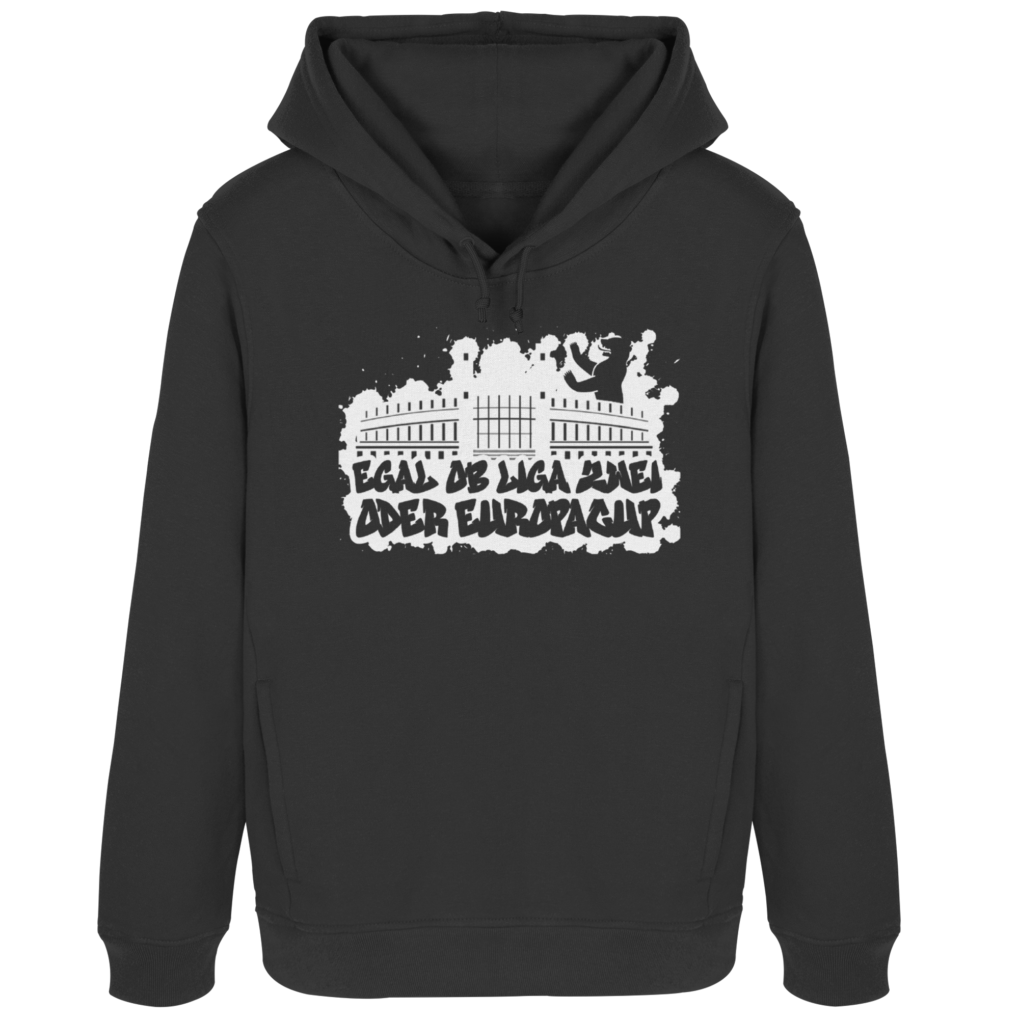 Egal ob Liga Zwei - Womens Organic Hoodie B&C