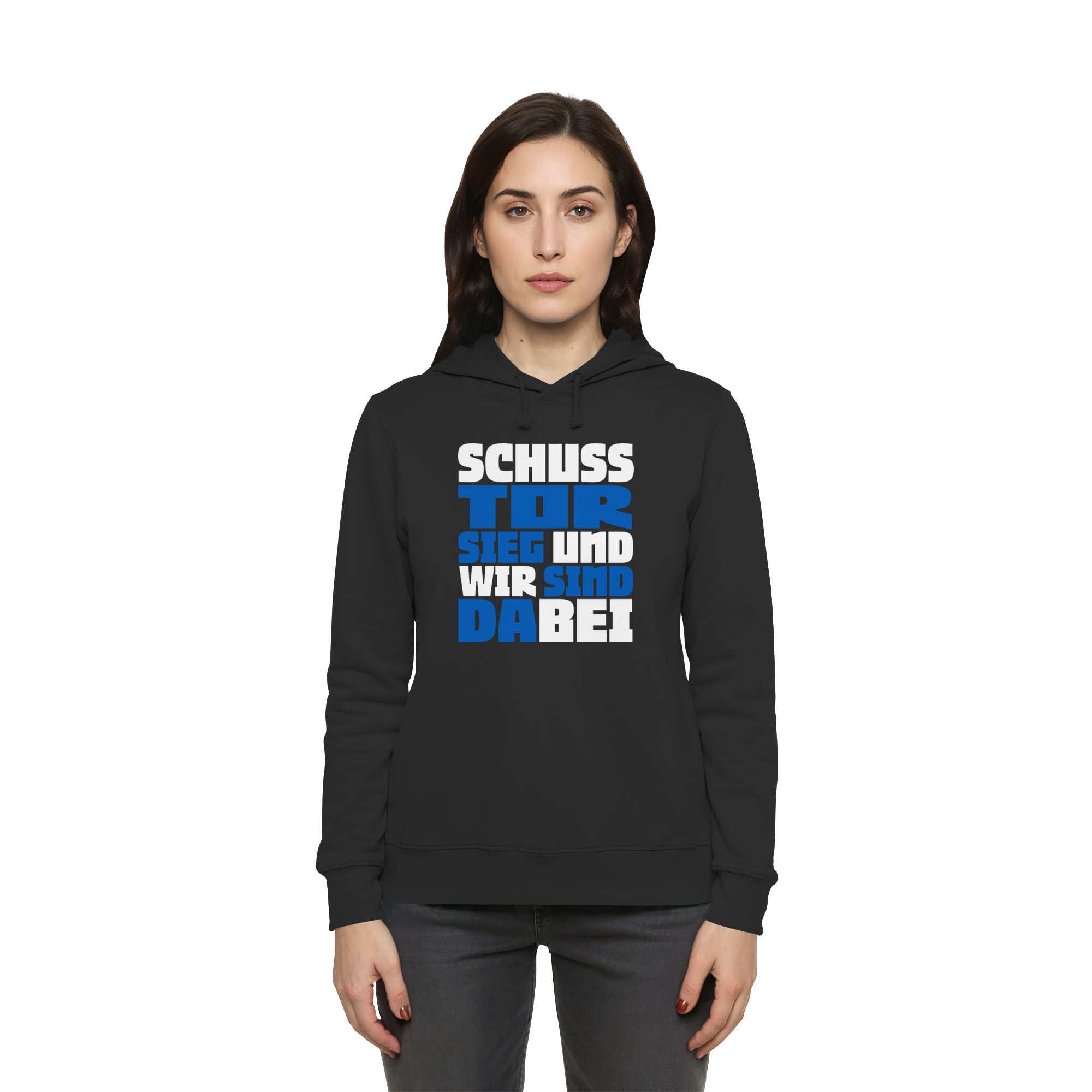 Schuss Tor Sieg - Womens Organic Hoodie B&C – Bild 2