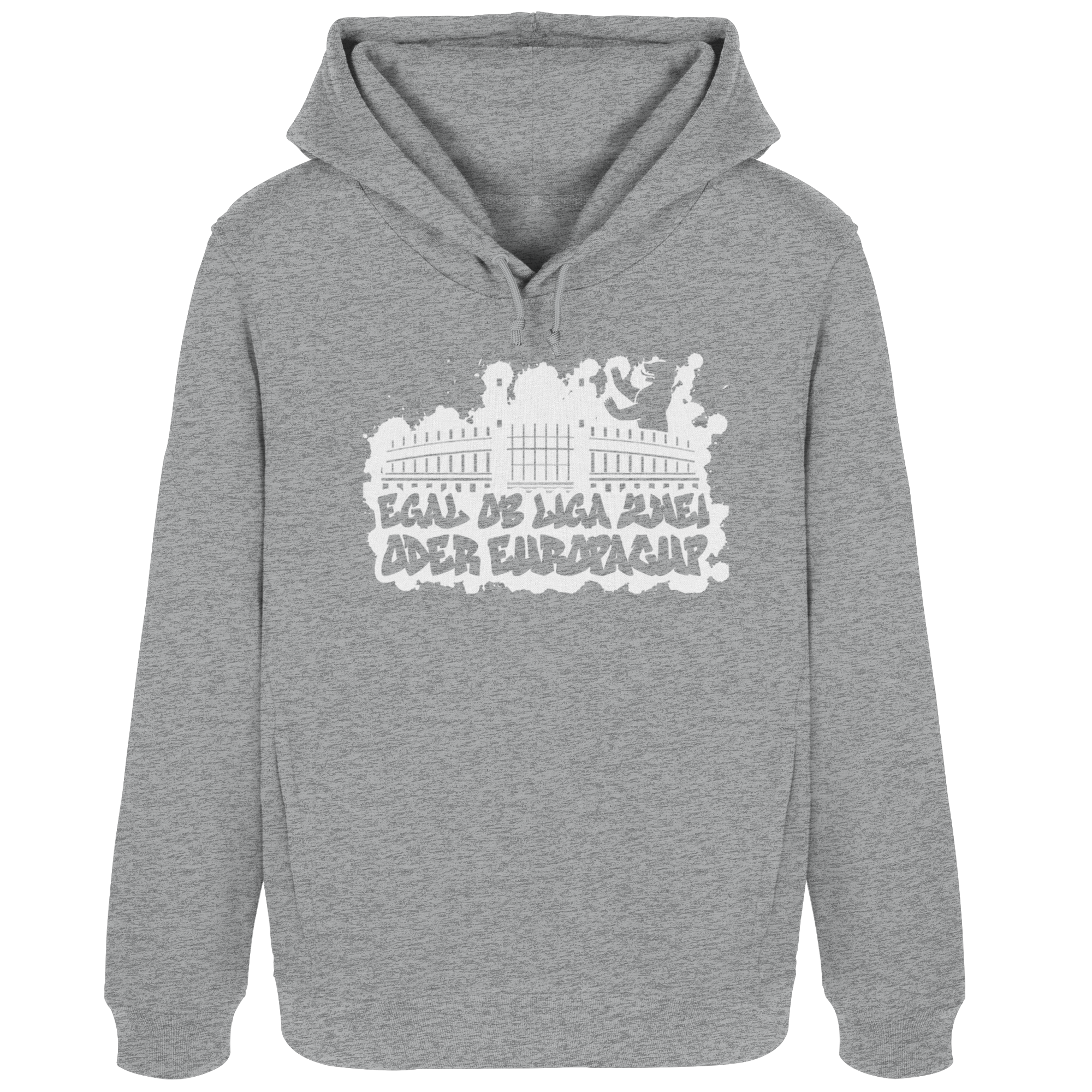 Egal ob Liga Zwei - Womens Organic Hoodie B&C – Bild 2