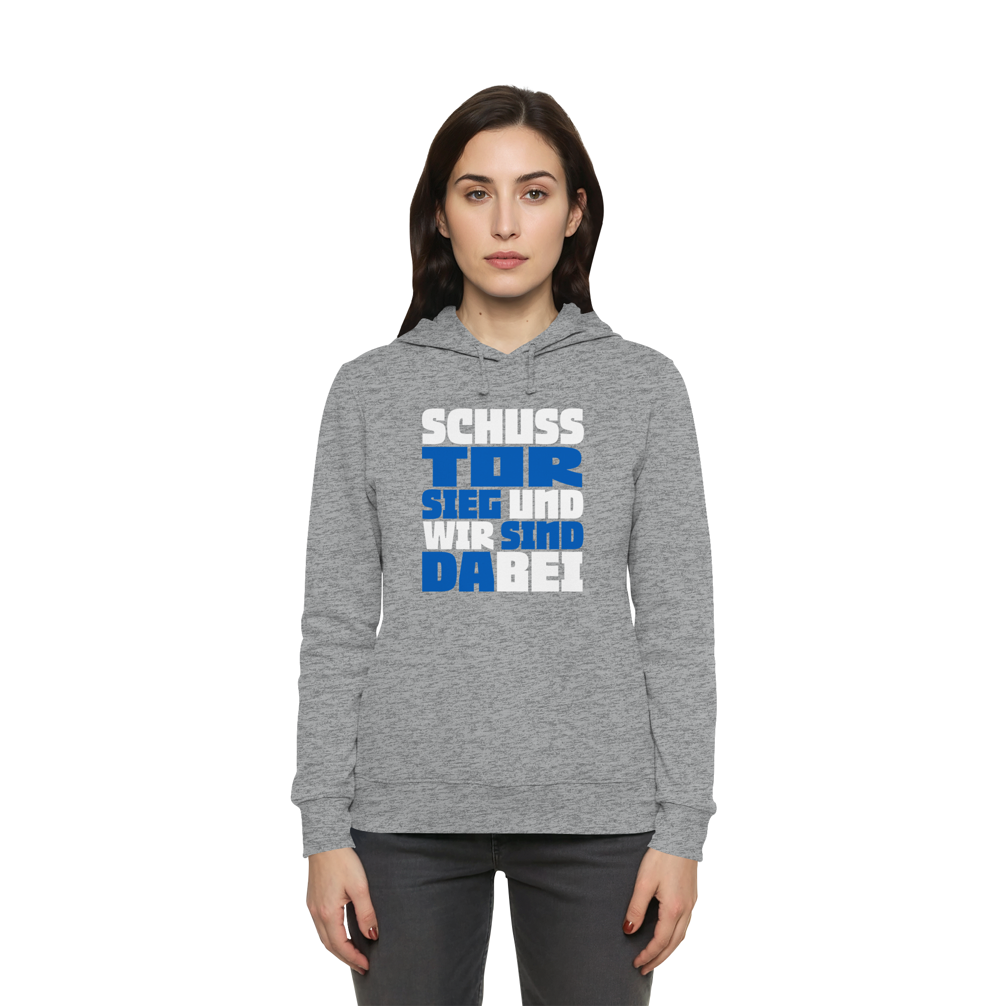 Schuss Tor Sieg - Womens Organic Hoodie B&C – Bild 4