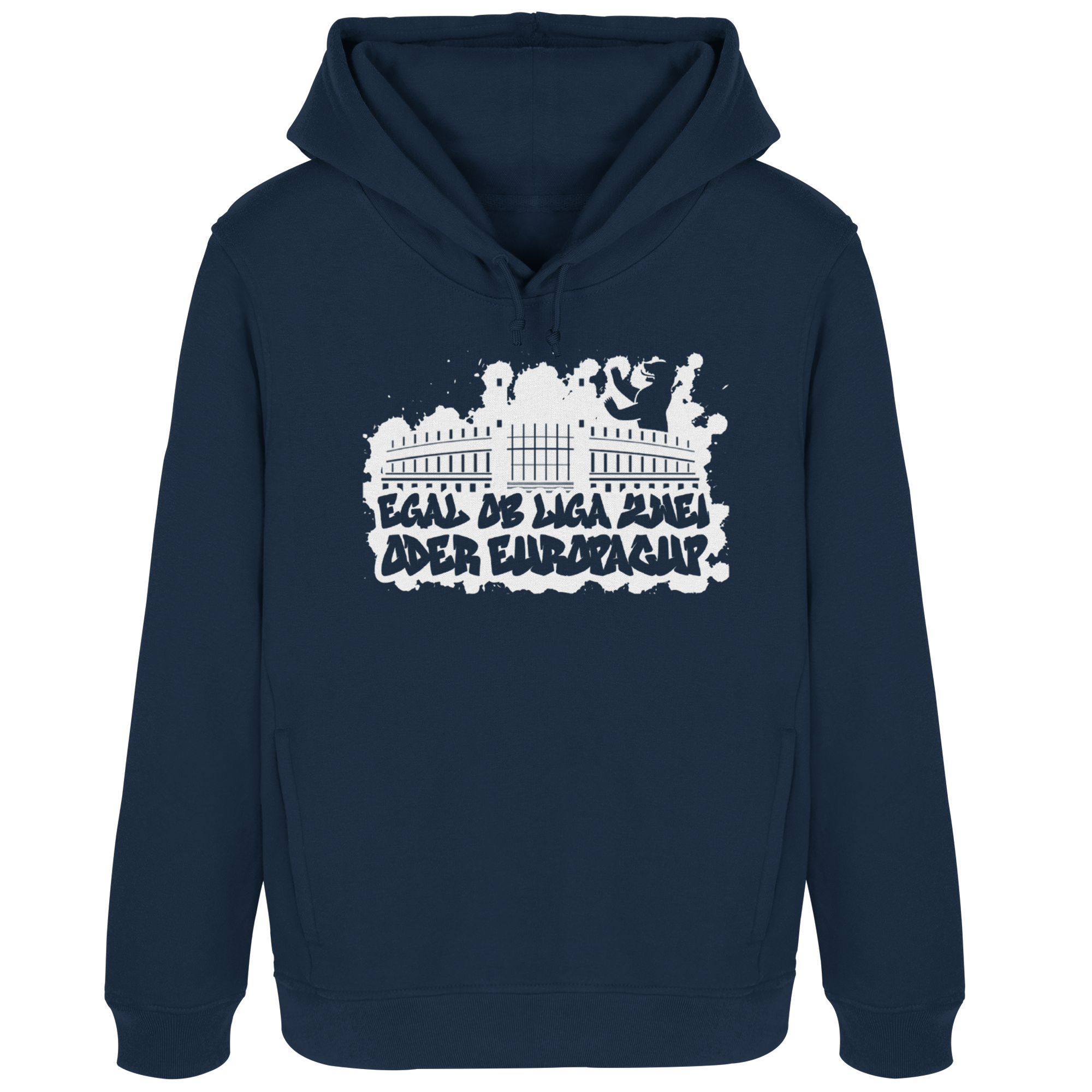 Egal ob Liga Zwei - Womens Organic Hoodie B&C – Bild 3