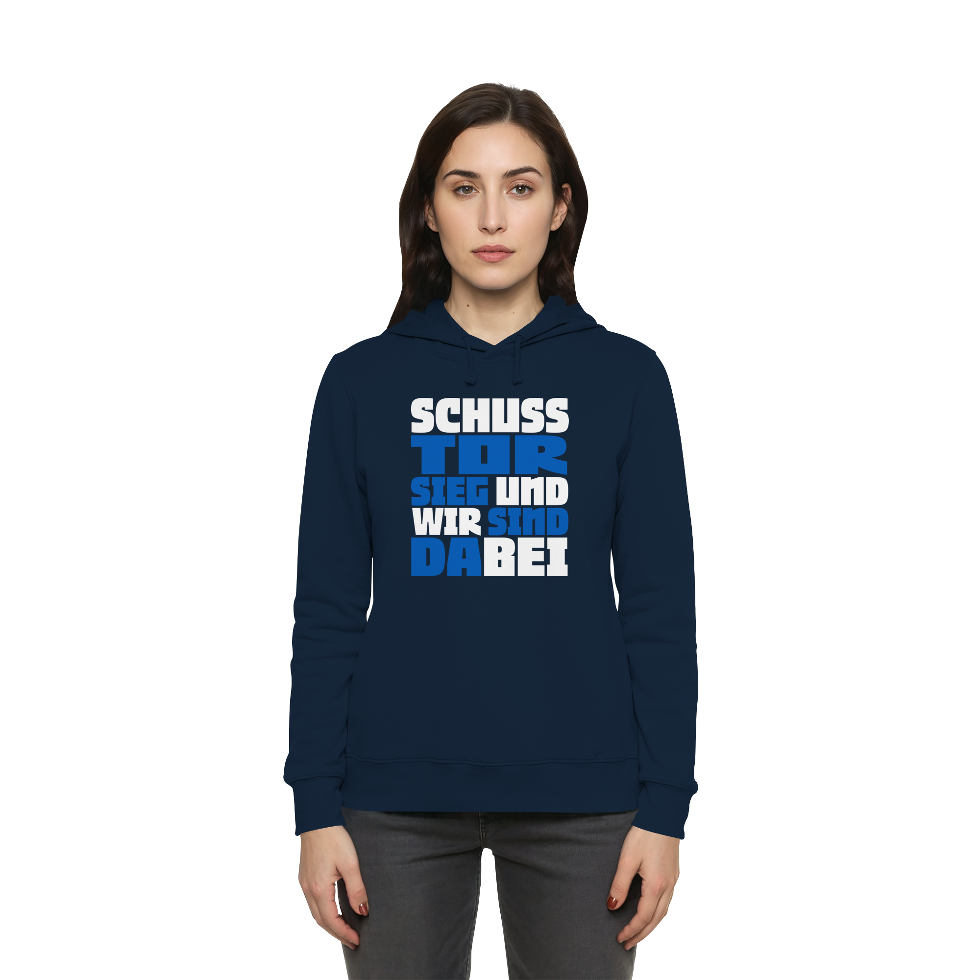 Schuss Tor Sieg - Womens Organic Hoodie B&C – Bild 6